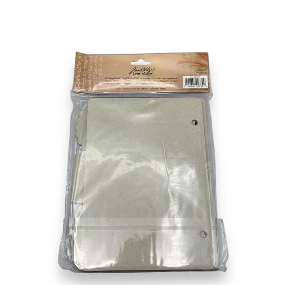 Tim Holtz Grungebook with Tabs 5"x7" Journal Mix Media Grungeboard Chipboard - Picture 3 of 3